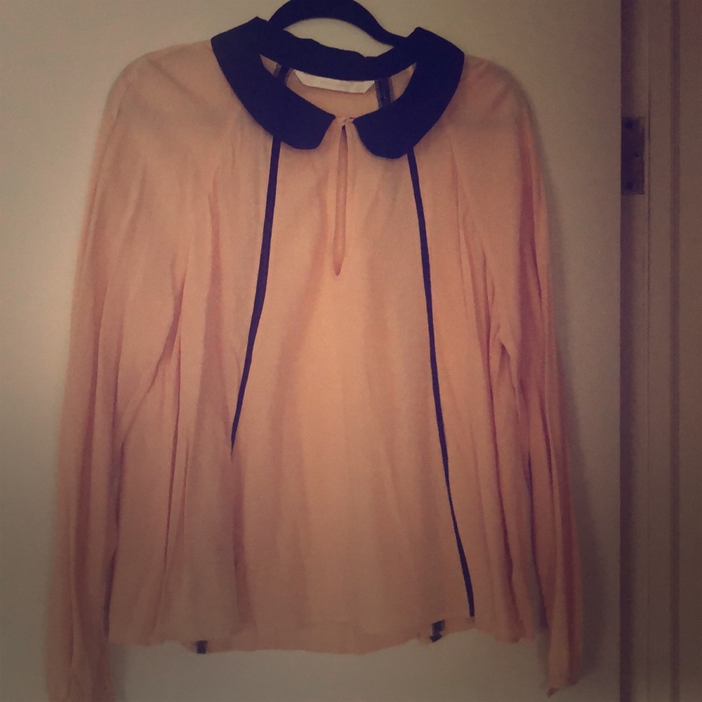 Zara pink blouse XL